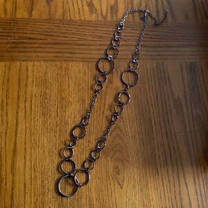 Lia Sophia Haute Chocolate 36"-39"
Gunmetal Brown Large Loop Chain Necklace